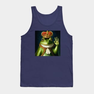 Portrait of Renaissance Frog King Tank Top